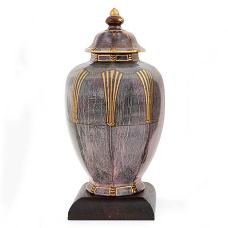 Josef Ekberg Gustavsberg Luster Glaze Urn, height 47 cm
