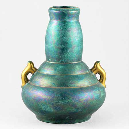 Josef Ekberg Gustavsberg Luster Glaze Vase, height 21 cm