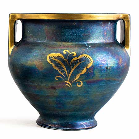 Josef Ekberg Gustavsberg Luster Glaze Vase, height 16 cm