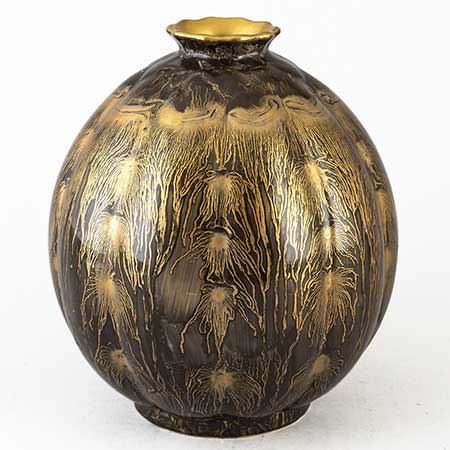 Josef Ekberg Gustavsberg Luster Glaze Vase, height 21 cm