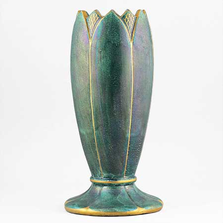 Josef Ekberg Gustavsberg Luster Glaze Vase, height 23 cm