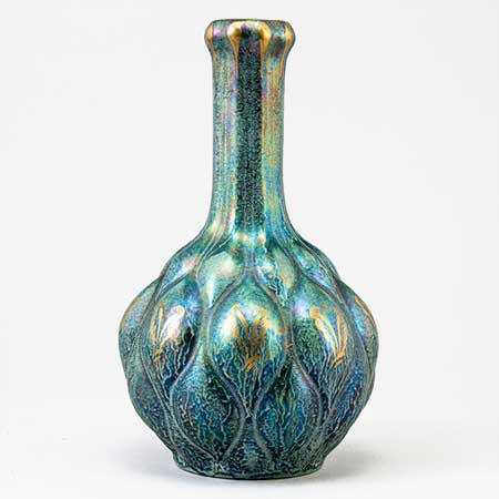 Josef Ekberg Gustavsberg Luster Glaze Vase, height 29 cm