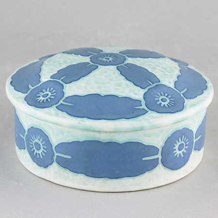 Josef Ekberg Gustavsberg Sgraffito Jar, diameter 12 cm