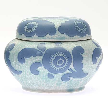Josef Ekberg Gustavsberg Sgraffito Jar, diameter 14 cm