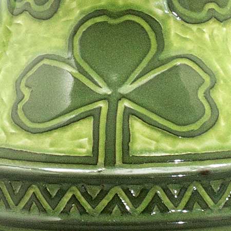 Josef Ekberg Gustavsberg The rare green Sgraffito color scheme