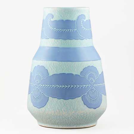 Josef Ekberg Gustavsberg Sgraffito Vase, height 27 cm