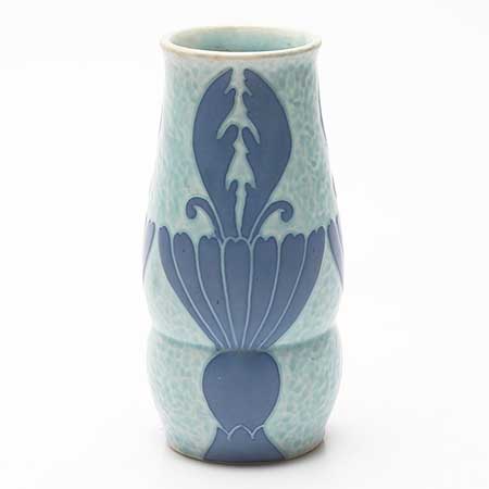 Josef Ekberg Gustavsberg Sgraffito Vase, height 18 cm