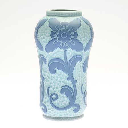 Josef Ekberg Gustavsberg Sgraffito Vase, height 23 cm