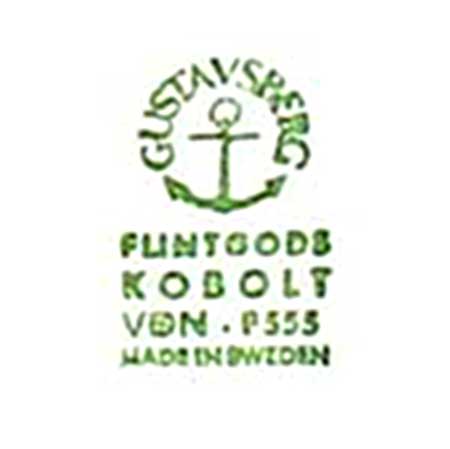 Karin Björquist Gustavsberg Kobolt The lower side of a Kobolt object