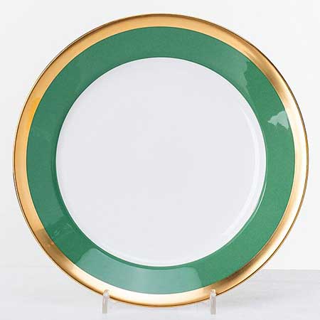 Karin Björquist Rörstrand Nobel Plate (green), diameter 21 cm