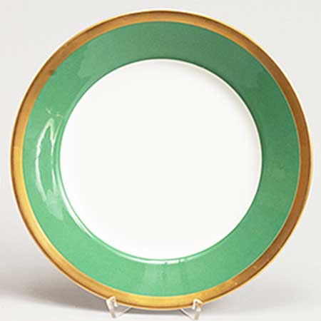 Karin Björquist Rörstrand Nobel Plate (green), diameter 25 cm