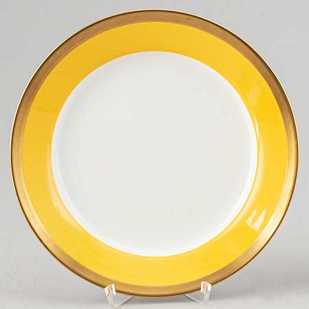Karin Björquist Rörstrand Nobel Plate (yellow), diameter 21 cm