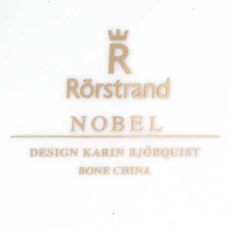 Karin Björquist Rörstrand Nobel The lower side of a Nobel object