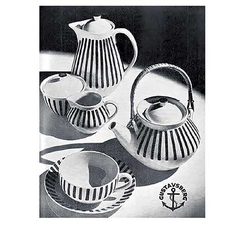 Karin Björquist Gustavsberg Tea An advertisement for the Tea series