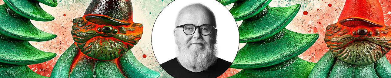 Kjell Engman Kosta Boda Catwalk Santas