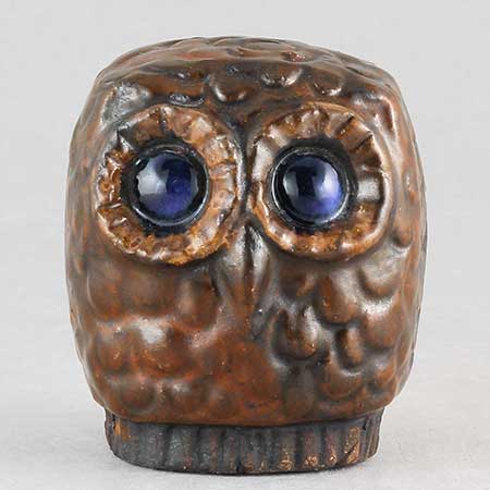 Lars Bergsten Eskilstuna Figurine Owl, height 6 cm