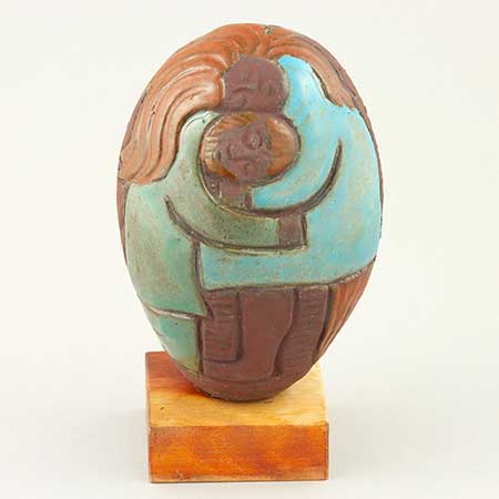 Lars Bergsten Eskilstuna Hugging couple, height 16 cm