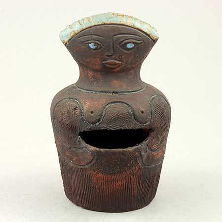 Lars Bergsten Eskilstuna Figurine Woman, height 14 cm