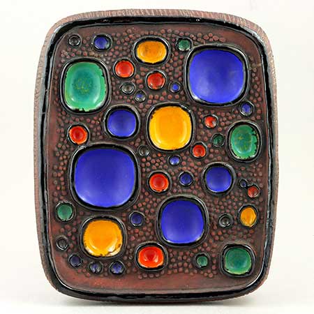 Lars Bergsten Eskilstuna Wall Plaque Bubbles, height 25 cm