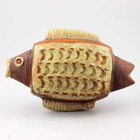 Lars Bergsten Eskilstuna Wall Plaque Fish, length 24 cm