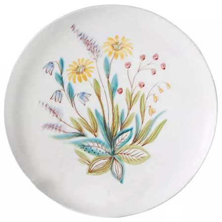 Lars Thorén Rörstrand Vilda Blommor Dish, diameter 19 cm