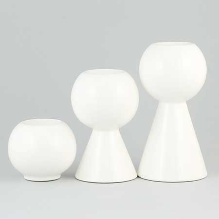 Lisa Larson Åhléns All three Claire candleholders