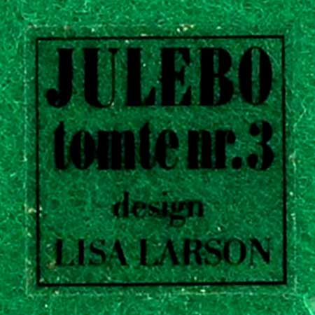 Lisa Larson Åhléns The lower side of a Julebo figurine