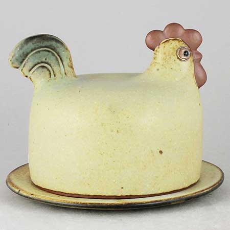 Lisa Larson Kooperativa Förbundet Påsk Hen jar, length 14 cm