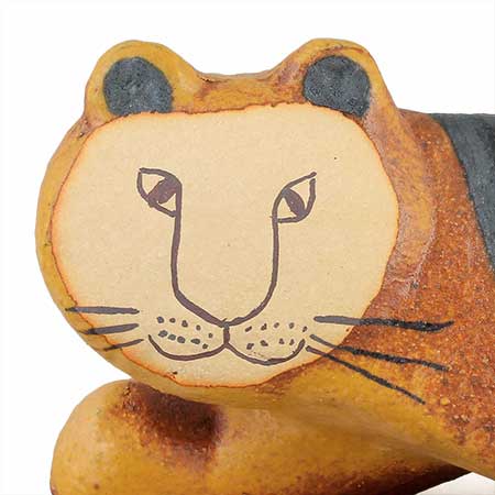Lisa Larson Gustavsberg Tiger, 2000, length 21 cm
