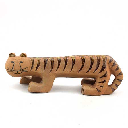 Lisa Larson Gustavsberg Tiger, Afrika series, 1964, length 26 cm