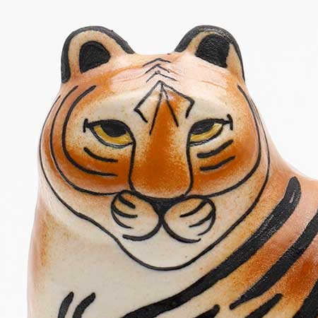 Lisa Larson Gustavsberg Tiger ”Greta”, 2022, length 14 cm