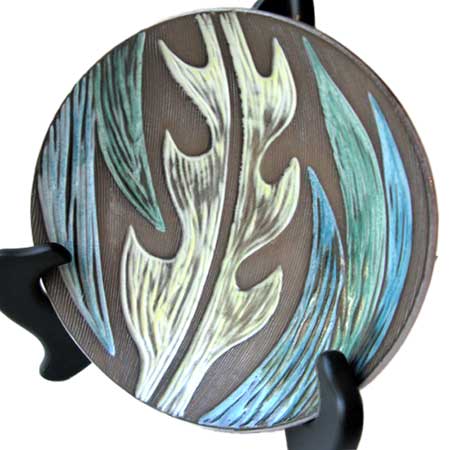 Mari Simmulson Upsala–Ekeby Agave Bowl. Model 4444. Diameter 17 cm