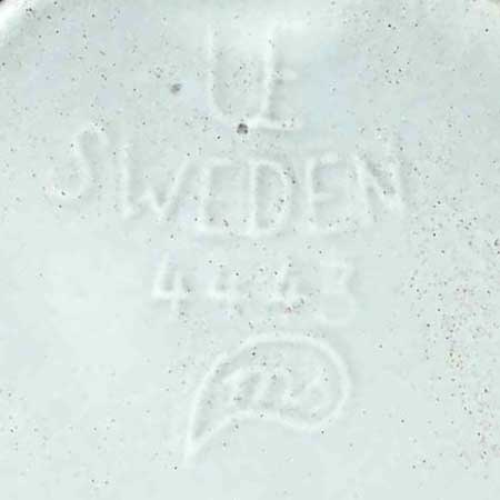 Mari Simmulson Upsala–Ekeby The lower side of a Agave object 