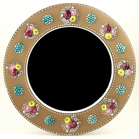 Mari Simmulson Upsala Ekeby Beata Mirror. Model 6034M. Height 33 cm