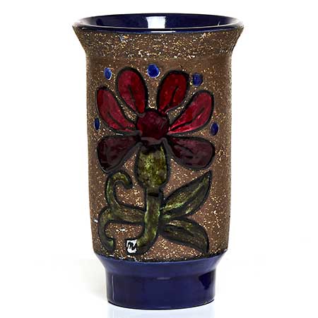 Mari Simmulson Upsala–Ekeby Cardus Vase. Model 8027. Height 20 cm