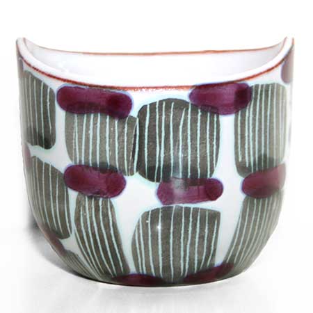 Mari Simmulson Upsala–Ekeby Djungel Bowl. Model 4101. Width 10 cm