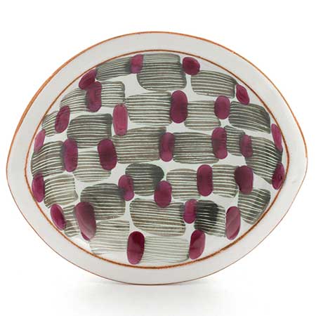 Mari Simmulson Upsala–Ekeby Djungel Bowl. Model 4099. Width 19 cm