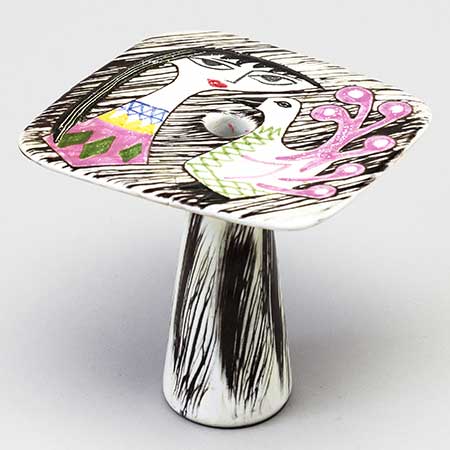 Mari Simmulson Upsala–Ekeby Plejad Vase. Model 4192. Height 15 cm