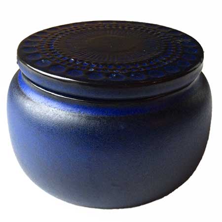 Mari Simmulson Upsala–Ekeby Rio Jar. Model 8067. Diameter 13 cm