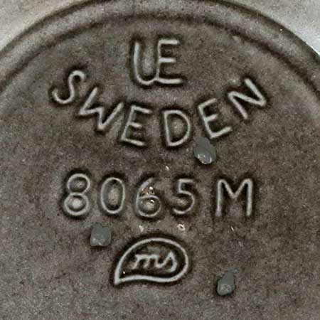 Mari Simmulson Upsala–Ekeby Rio The lower side of a Rio object