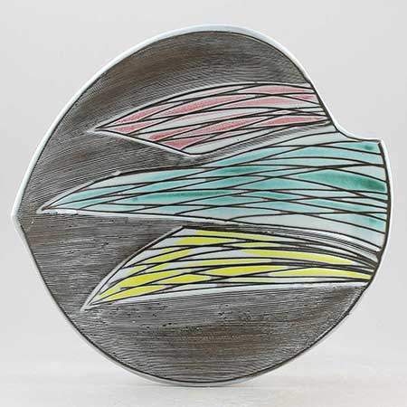 Mari Simmulson Upsala Ekeby Sagina Bowl. Model 4413. Length 24 cm