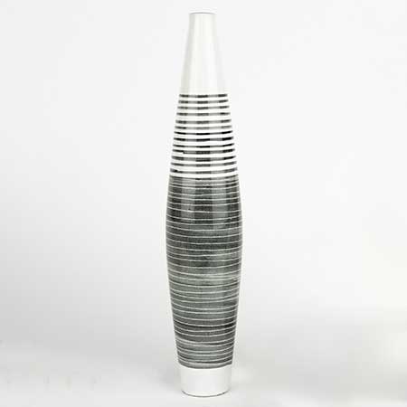 Mari Simmulson Upsala Ekeby Sving Vase. Model 4168. Height 34 cm