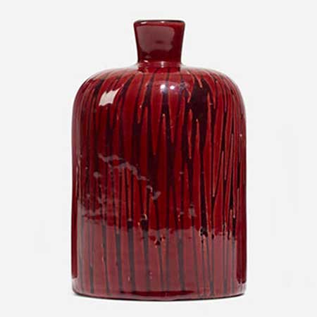 Mari Simmulson Upsala Ekeby Tokyo 1952 Vase. Model 4092. Height 17 cm