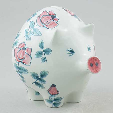 Marianne Westman Rörstrand Animals Piggy bank (different decors), length 22 cm