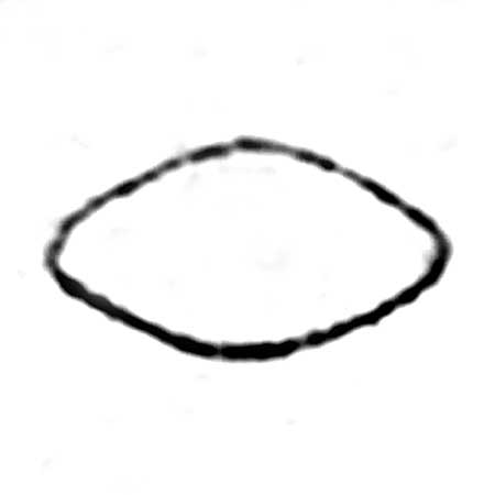 Marianne Westman Rörstrand Inga-Lill Bowl, model name ALA, length 15 cm