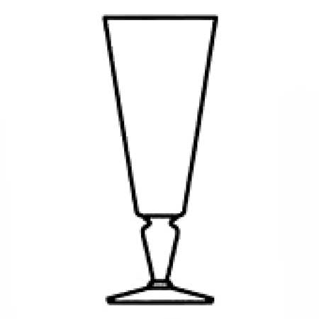 Monica Backström Kosta Boda Serpentine Green beer glass, model 24847, height 20,5 cm