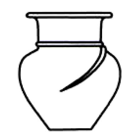 Monica Backström Kosta Boda Serpentine White vase, model 48919, height 16,5 cm