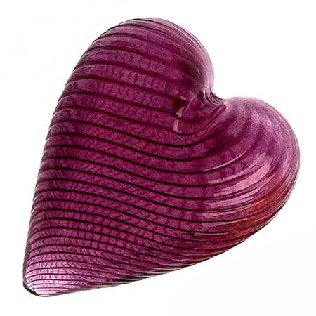 Monica Backström Kosta Boda Fantasia Pink heart, model 99602, length 9,5 cm