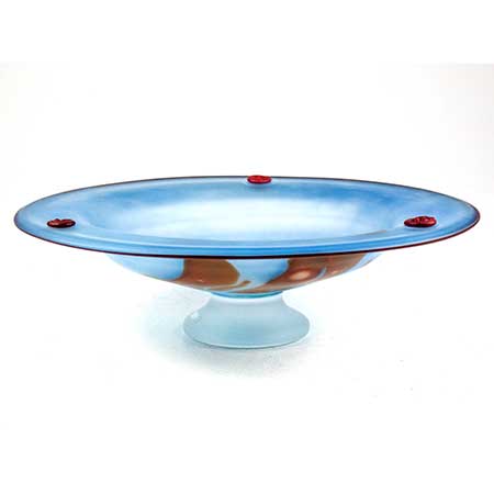 Monica Backström Kosta Boda Candy Dish, model 79140, diameter 38 cm