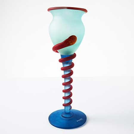 Monica Backström Kosta Boda Candy Glass, model 99340, height 27,5 cm